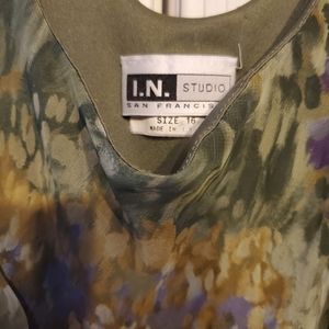 L.N. Studios multi-color Floral Dress